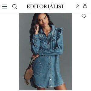 Pilcro Jean Dress XS